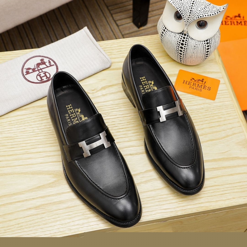 H**mes leather shoes